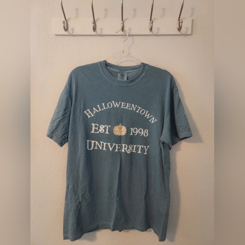 Comfort Colors Teal Halloweentown University Tee